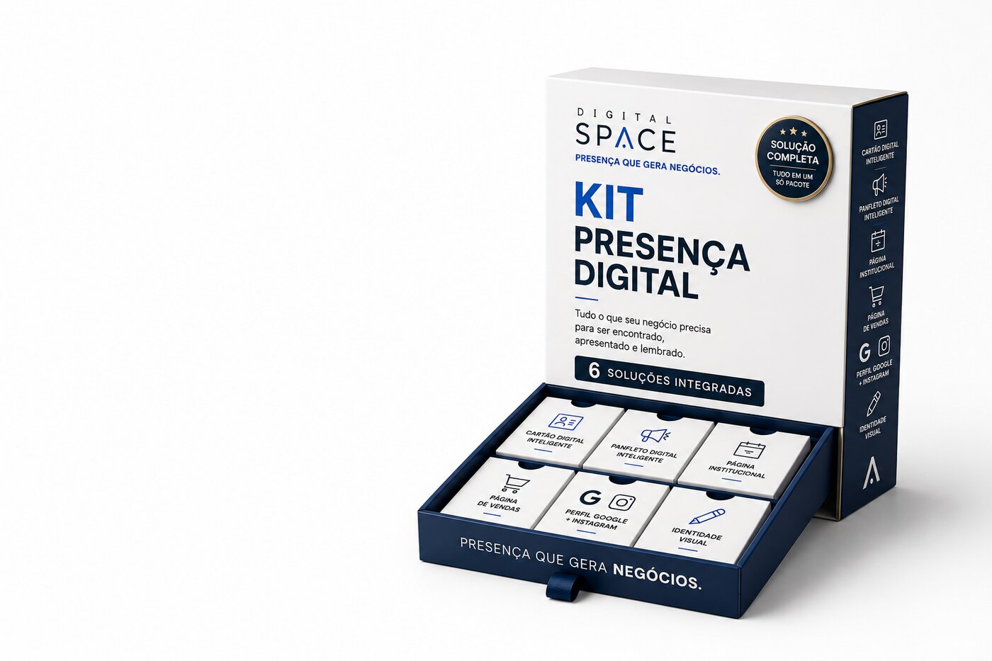 Kit Presença Digital — 6 soluções integradas