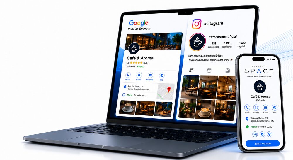 Perfil Google + Instagram